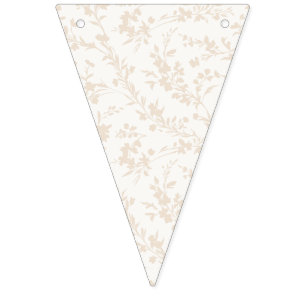 Spring Sprigs Soft Linen - Neutral Bunting