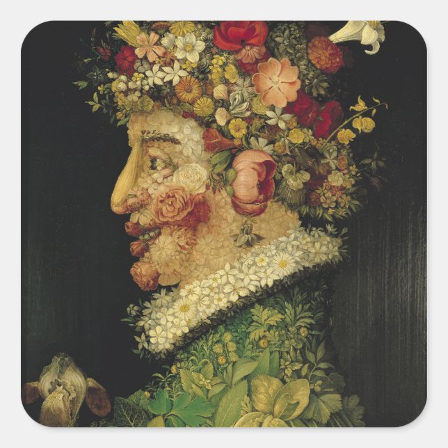 Spring, Square Sticker (Front)