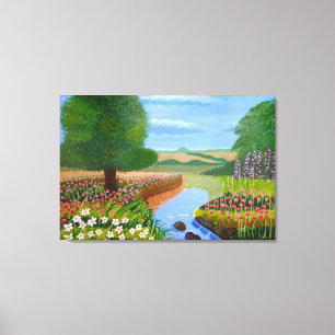 Spring Stream Canvas Print