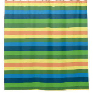 Spring Stripes   Shower Curtain