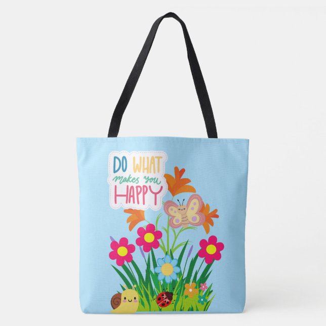 spring, style  tote bag (Front)