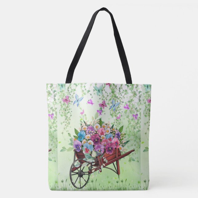 spring, style  tote bag (Front)