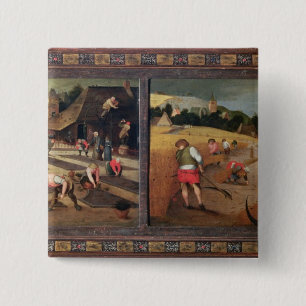 Spring ; Summer 15 Cm Square Badge