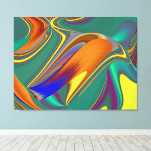 Spring Summer Autumn Flowers Magic Canvas Print