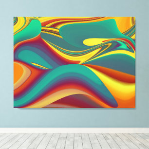 Spring Summer Autumn Flowers Magic Canvas Print