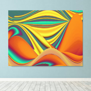 Spring Summer Autumn Flowers Magic Canvas Print