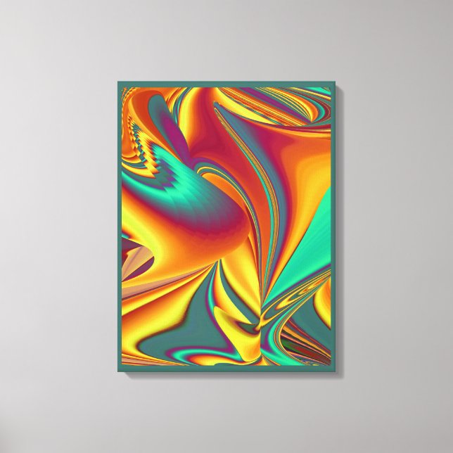 Spring Summer Autumn Flowers Magic Canvas Print (Front)