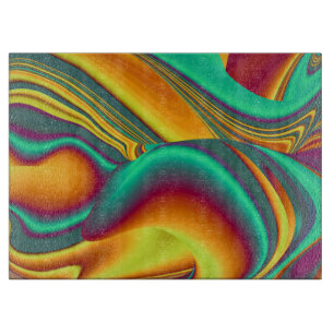 Spring Summer Autumn Flowers Magic Cutting Board
