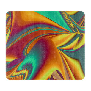 Spring Summer Autumn Flowers Magic Cutting Board