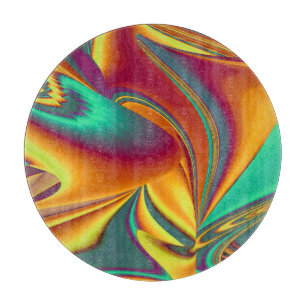 Spring Summer Autumn Flowers Magic Cutting Board