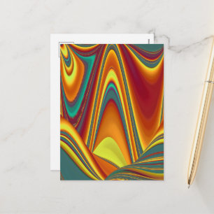 Spring Summer Autumn Flowers Magic Holiday Postcard
