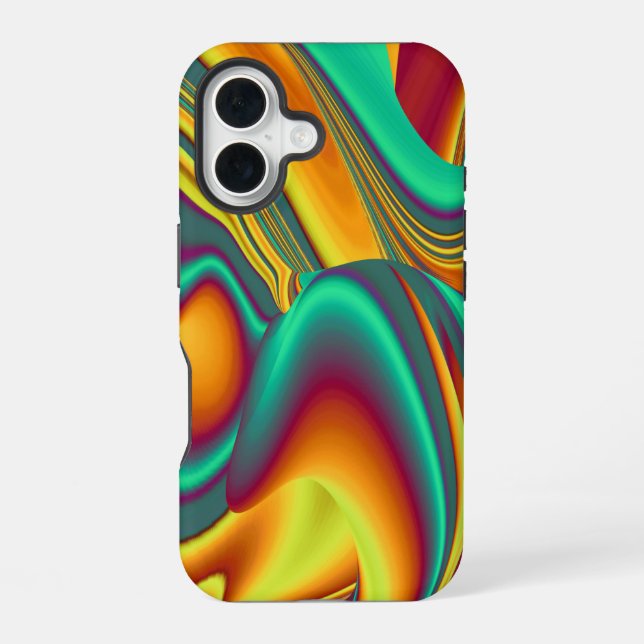 Spring Summer Autumn Flowers Magic iPhone 16 Case (Back)