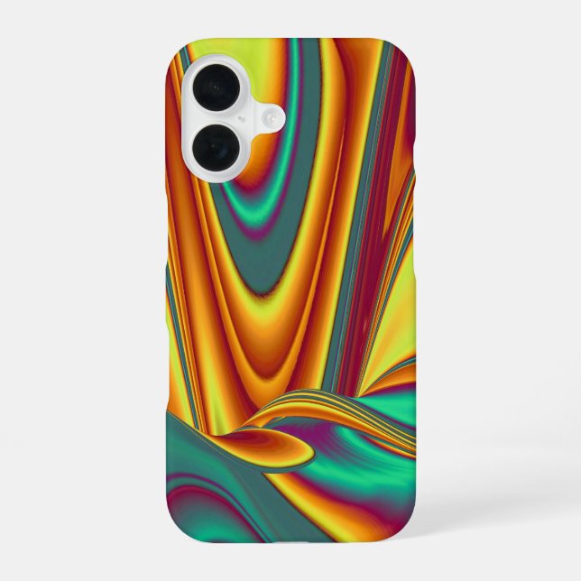Spring Summer Autumn Flowers Magic iPhone 16 Case (Back)