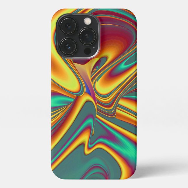 Spring Summer Autumn Flowers Magic iPhone Case (Back)