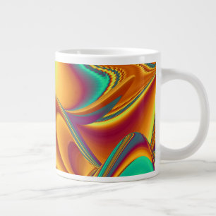 Spring Summer Autumn Flowers Magic Large Coffee Mug