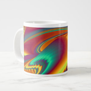 Spring Summer Autumn Flowers Magic Large Coffee Mug