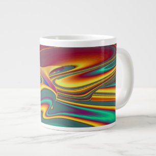 Spring Summer Autumn Flowers Magic Large Coffee Mug