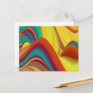 Spring Summer Autumn Flowers Magic Postcard