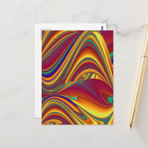 Spring Summer Autumn Flowers Magic Postcard