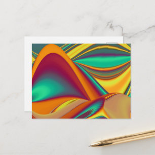 Spring Summer Autumn Flowers Magic Postcard