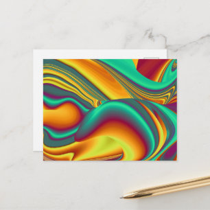 Spring Summer Autumn Flowers Magic Postcard