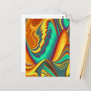 Spring Summer Autumn Flowers Magic Postcard