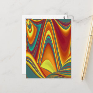 Spring Summer Autumn Flowers Magic Postcard