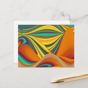 Spring Summer Autumn Flowers Magic Postcard