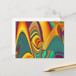 Spring Summer Autumn Flowers Magic Postcard