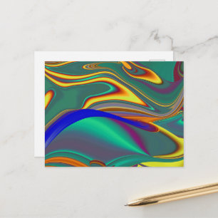 Spring Summer Autumn Flowers Magic Postcard