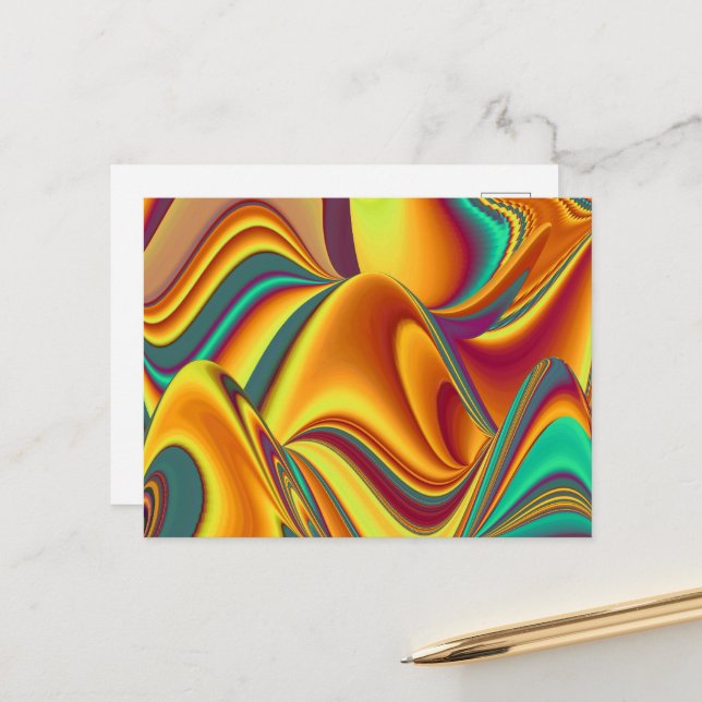 Spring Summer Autumn Flowers Magic Postcard (Front/Back In Situ)