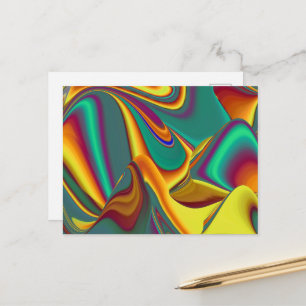 Spring Summer Autumn Flowers Magic Postcard