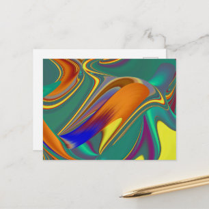 Spring Summer Autumn Flowers Magic Postcard