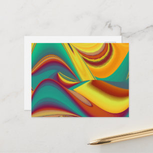 Spring Summer Autumn Flowers Magic Postcard