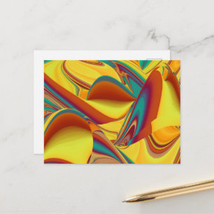 Spring Summer Autumn Flowers Magic Postcard