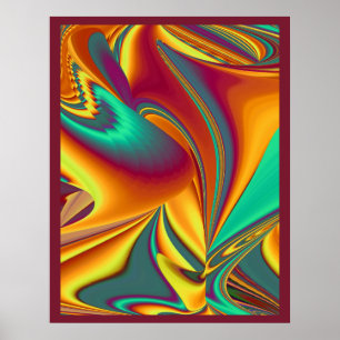 Spring Summer Autumn Flowers Magic Poster