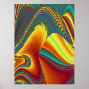 Spring Summer Autumn Flowers Magic Poster