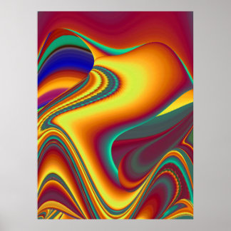 Spring Summer Autumn Flowers Magic Poster