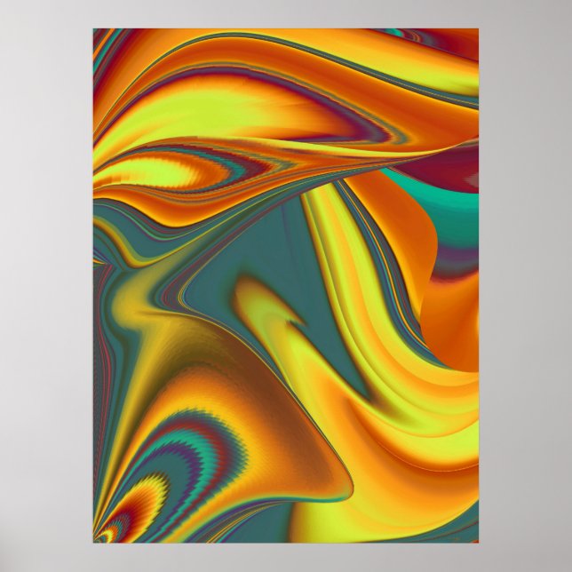 Spring Summer Autumn Flowers Magic Poster (Front)