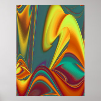 Spring Summer Autumn Flowers Magic Poster