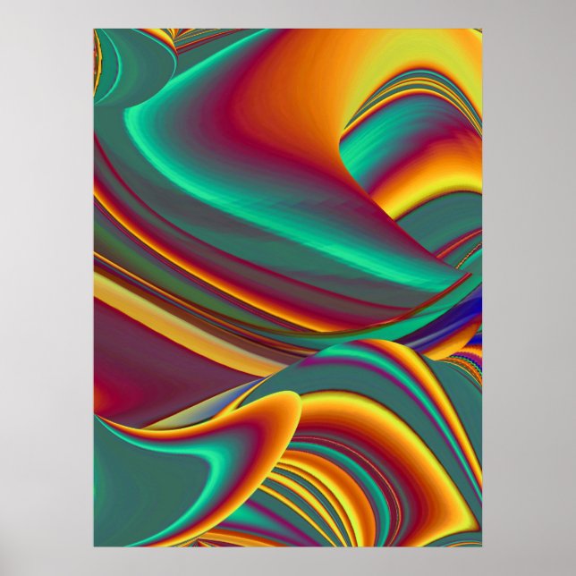 Spring Summer Autumn Flowers Magic Poster (Front)