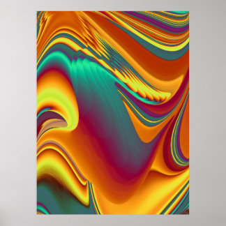 Spring Summer Autumn Flowers Magic Poster