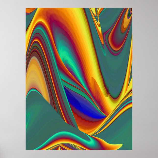 Spring Summer Autumn Flowers Magic Poster (Front)