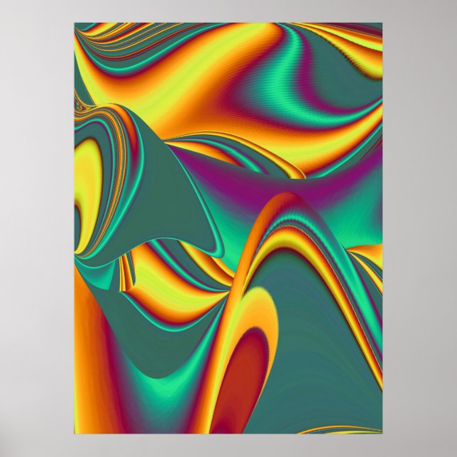 Spring Summer Autumn Flowers Magic Poster (Front)