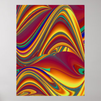 Spring Summer Autumn Flowers Magic Poster