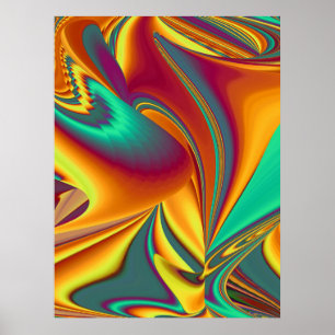 Spring Summer Autumn Flowers Magic Poster