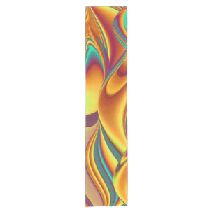 Spring Summer Autumn Flowers Magic Short Table Runner