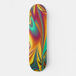 Spring Summer Autumn Flowers Magic Skateboard