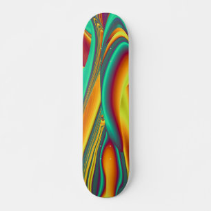 Spring Summer Autumn Flowers Magic Skateboard