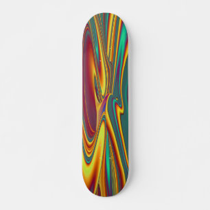 Spring Summer Autumn Flowers Magic Skateboard